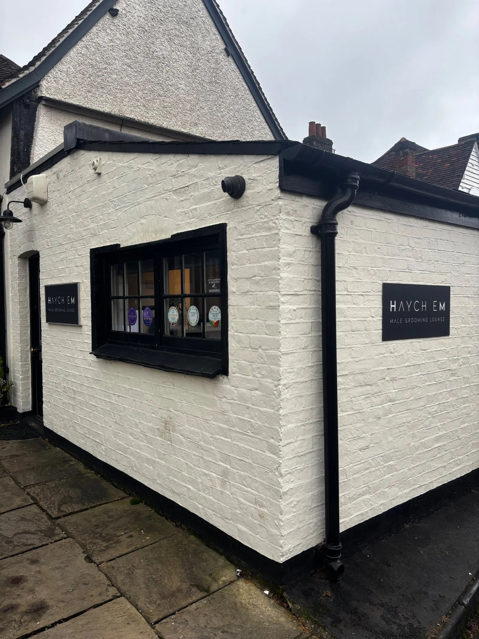Full exterior CCTV coverage installed across both frontage elevations.